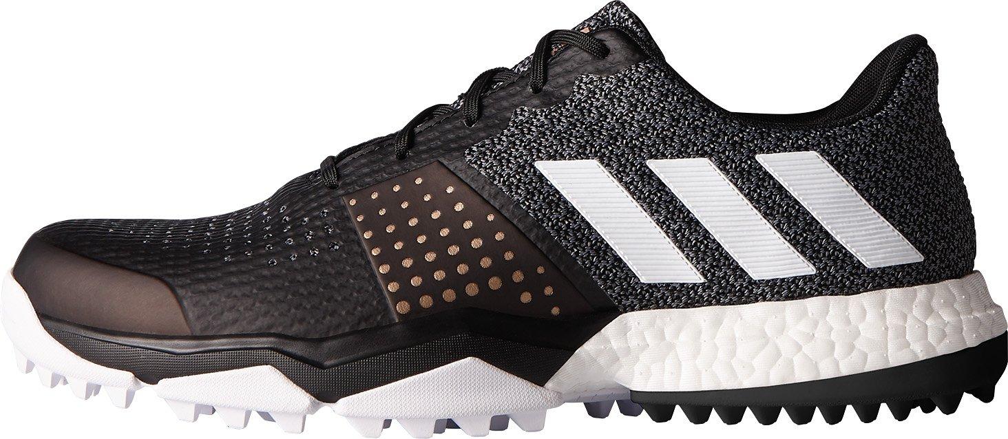 Men s Adipower Sport Boost 3 Spikeless Golf Shoe Blk Wht